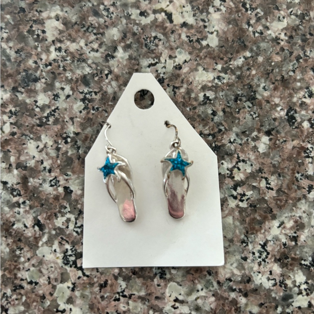 Cute flip flop earrings